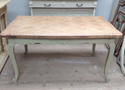 vintage french extending dining table